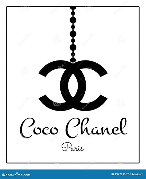 coco chanel logo white|Coco Chanel symbol.